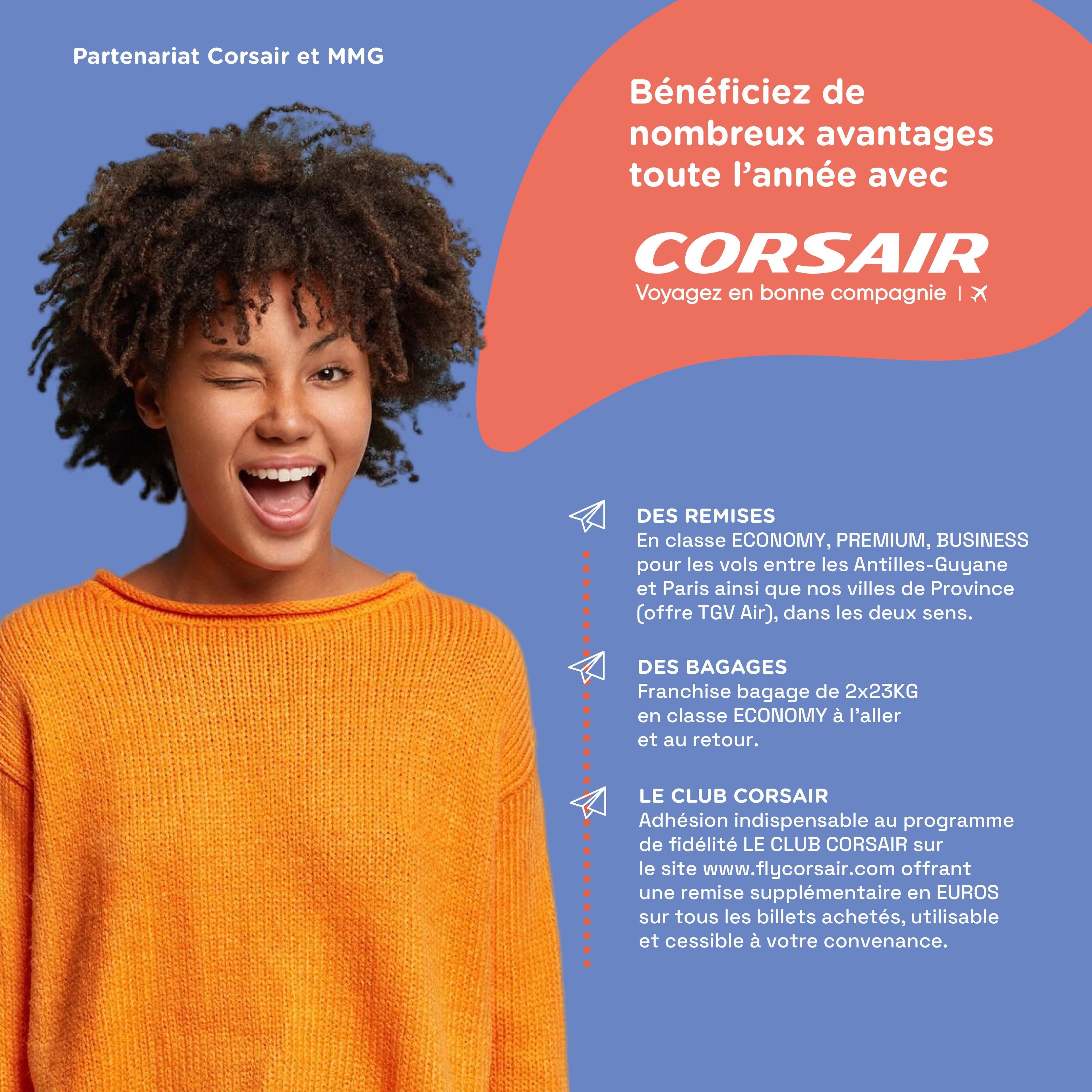 Partenariat Corsair et Agence Penchard Voyages